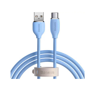 کابل شارژ یواس‌بی به تایپ‌سی طول 1.2متر با توان100وات بیسوس Baseus USB to Type-C charging cable 2 meters long with 100 watts power CAGD010003