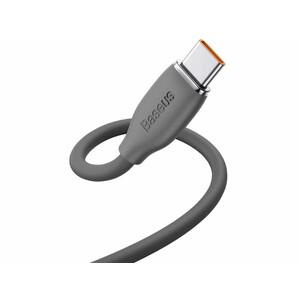 کابل شارژ یواس‌بی به تایپ‌سی طول 1.2متر با توان100وات بیسوس Baseus USB to Type-C charging cable 2 meters long with 100 watts power CAGD010003