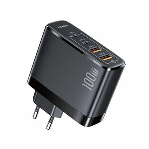 شارژر دیواری فست 100 وات یوسامز  Usams US-CC145 T44 100W 4 ports gan fast 2a+2c charger (EU)