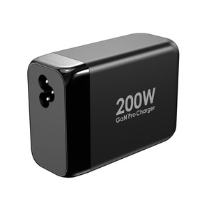 خرید بهترین شارژر رومیزی 200 وات پاورولوژی Powerology 200W Total Output GaN Charging Terminal PW3PD1Q-BK