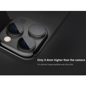کیفیت محافظ لنز آیفون 15 پرو و پرو مکس نیلکین Nillkin Apple iPhone15 Pro/15 Pro max CLRFilm Camera Tempered Glass