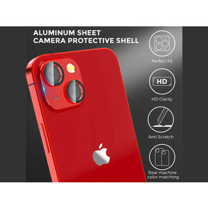 محافظ لنز فلزی آها استایل  مناسب برای آیفون 13 و آیفون 13 مینی      AhaStyle WG62-1 Camera Lens Protector Metal camera frame for iPhone 13