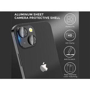 خرید محافظ لنز فلزی آها استایل  مناسب برای آیفون 13 و آیفون 13 مینی      AhaStyle WG62-1 Camera Lens Protector Metal camera frame for iPhone 13