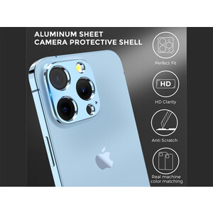 محافظ لنز فلزی آها استایل مناسب برای آیفون 13 پرو و پرو مکس AhaStyle WG62-2 Camera Lens Protector Metal camera cover