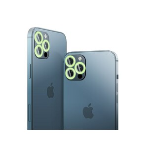 محافظ لنز شبرنگ آیفون 12 و 12 پرو گرین Green iPhone 12/12 Pro Night Glow Luminous Camera Lens Ring