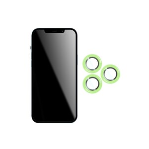 محافظ لنز شبرنگ آیفون 12 و 12 پرو گرین Green iPhone 12/12 Pro Night Glow Luminous Camera Lens Ring