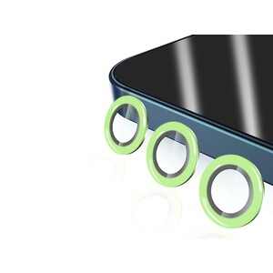 محافظ لنز شبرنگ آیفون 12 و 12 پرو گرین Green iPhone 12/12 Pro Night Glow Luminous Camera Lens Ring