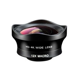 لنز موبایل واید و ماکرو Osino HD 4K Wide Lens &amp; 12X Macro Lens