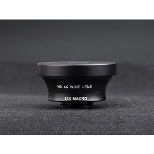 لنز موبایل واید و ماکرو Osino HD 4K Wide Lens &amp; 12X Macro Lens