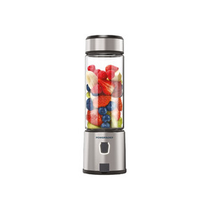 مخلوط کن شارژی و شیکر قابل حمل 6 تیغ پاورولوژی Rechargeable Portable Juicer 126W P6BPJBK