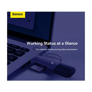 کارت‌خوان یواس‌بی به تایپ‌سی بیسوس Baseus Lite Series SD/TF Card Reader WKQX070601