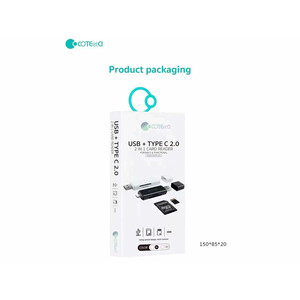 قیمت اوتی جی کارتخوان تایپ سی و یو اس بی کوتتسی Coteetci two-in-one card reader 83006