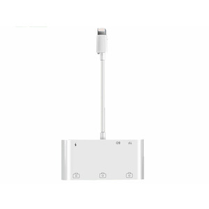 مبدل او تی جی و کارت خوان لایتنینگ کوتتسی Coteetci lightning card reader 6in1 33008