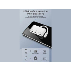 قیمت مبدل او تی جی و کارت خوان لایتنینگ کوتتسی Coteetci lightning card reader 6in1 33008