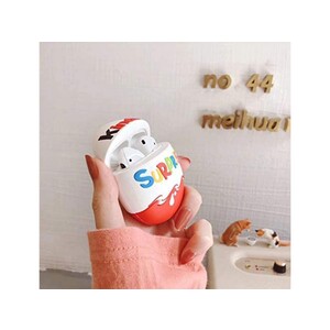 کاور محافظ ایرپاد طرح تخم مرغ Egg Silicone Case Apple Airpods