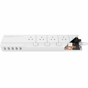 چند راهی 4 سوکت و 5 یو اس بی اوریکو Orico 4 AC with 5 USB Charging Port OSJ-4A5U-EU اصلاح تصاویر