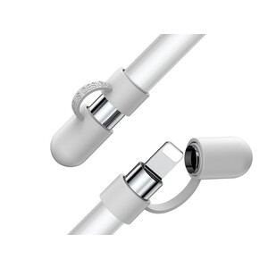 نگهدارنده قلم اپل بیسوس baseus Apple Pencil Silicone holder دارای محافظ سیلیکونی از درگاه شارژ