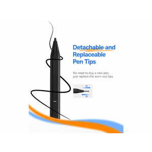 قلم لمسی مایکروسافت بیسوس (نسخه فعال) Baseus SXBC070002 Microsoft Smooth Capacitive Writing Stylus
