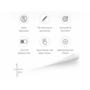 قلم لمسی آیپد یوسامز Usams US-ZB223 Active Touch Screen Capacitive Stylus Pen