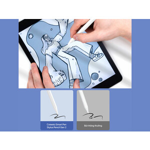 قلم هوشمند آیپد کوتتسی COTEetCI 62006 Magnetic Wireless Charging Drawing Pen