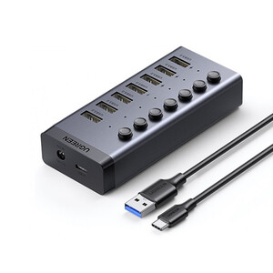 هاب 7 پورت USB 3.0 یوگرین Ugreen CM481 30778 7 Ports USB 3.0