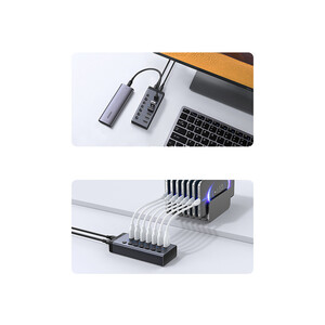 هاب 7 پورت USB 3.0 یوگرین Ugreen CM481 30778 7 Ports USB 3.0