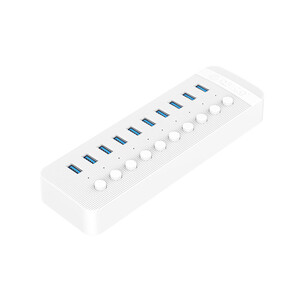هاب پرسرعت 10 پورت اوریکو ORICO CT2U3-10AB Multi-Port Hub With Individual Switches USB3
