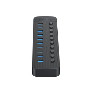 کیفیت هاب یو اس بی 10 پورت اوریکو ORICO CT2U3-10AB Multi-Port Hub With Individual Switches