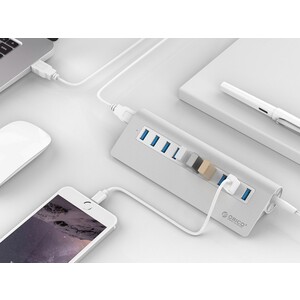 هاب یو اس بی 10 پورت اوریکو Orico M3H10 10 Port USB 3.0 Hubدارای طراحی زیبا