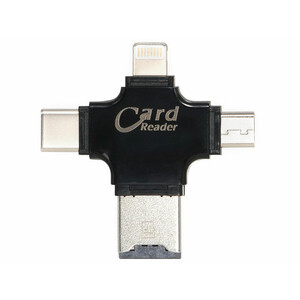 فلش مموری و کارت خوان چند سر کوتتسی Coteetci 4IN1 CARD READER (TF) CS5125-BK
