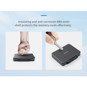 خرید کیف و محفظه ضد آب و ضد ضربه محافظ رم و حافظه اوریکو ORICO PHCD Storage Case