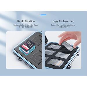 فروش کیف و محفظه ضد آب و ضد ضربه محافظ رم و حافظه اوریکو ORICO PHCD Storage Case