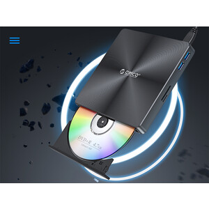 کیفیت دی وی دی رایتر اکسترنال اوریکو با ظرفیت 2 مگابایت ORICO-ORHU3-01 USB3.0 Multifunctional External Recorder