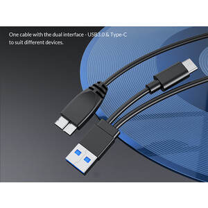 خرید دی وی دی رایتر اکسترنال اوریکو با ظرفیت 2 مگابایت ORICO-ORHU3-01 USB3.0 Multifunctional External Recorder