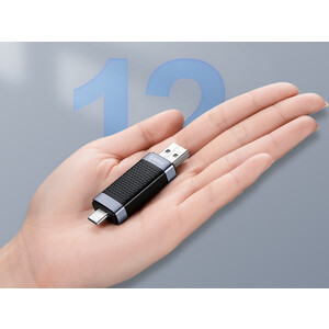 خرید کارتخوان و رم ریدر اوریکو ORICO CS2D-A3 TF/SD Dual Port USB-A3.0 Card Reader Single Read