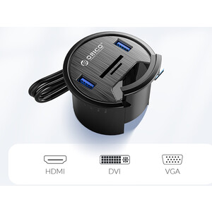 قیمت هاب USB رومیزی چند کاره اوریکو مدل ORICO-DESK-2UST