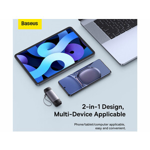 کارت‌خوان یواس‌بی به تایپ‌سی بیسوس Baseus Lite Series SD/TF Card Reader WKQX060113