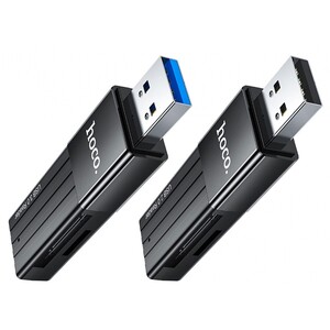 کارت خوان هوکو hoco HB20 Mindful 2-in-1 USB2.0 card reader