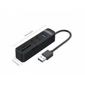 هاب 3 پورت و رم ریدر اوریکو ORICO TWU32-3AST 3-Port USB3.0 HUB with Card Reader