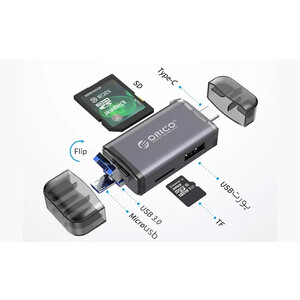 کارتخوان و رم ریدر اوریکو Orico 3CR61 USB3.0 6-in-1 Card Reader