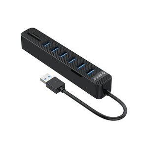 هاب 6 پورت و رم ریدر اوریکو ORICOT TWU3-6AST 6-Port USB3.0 HUB with Card Reader