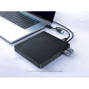 دی ویدی رایتر، هاب یو ای بی و رم ریدر اوریکو Orico XD008 External DVD-RW Drive