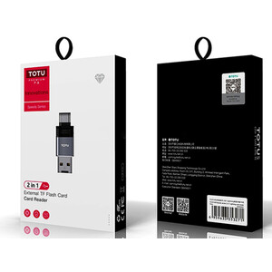 خرید رم ریدر او تی جی لایتنینگ توتو Totu FGCR-006 Lightning OTG External TF Flash Card  از جانبی