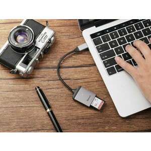 هاب آداپتور تایپ سی به کارتخوان بیسوس مدل BASEUS Enjoy Series Type-C to SD/TF Card Reader Hub Adapter