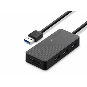 هاب یواس بی و کارتخوان یوگرین Ugreen CR132 3-Ports USB 3.0 Hub With Card Reader