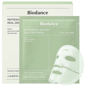 ماسک ورقه ای بایودنس Biodance مدل Sea Kelp با بافت هیدروژلی