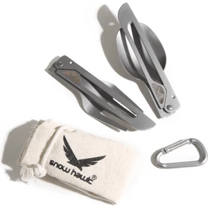 فروش ست قاشق و چنگال تاشو کمپینگ اسنوهاک Snow Hawk مدل SN-C6133