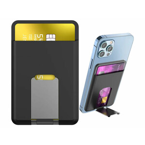 جا کارتی مگنتی سیلیکونی مخصوص آیفون آها استایل AhaStyle PT133-H Card Holder Phone Magsafe Wallet