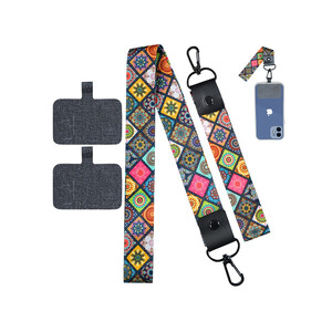 بند گردن و مچ بند موبایل آها استایل AhaStyle Stylish Neck Lanyard & Wrist Strap