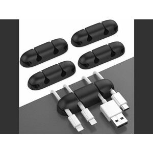 نگهدارنده کابل آها استایل دارای 4 اسلات Ahastyle WG10-4 Silicone Organizer Charger Cable